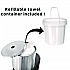 Stainless Steel 7 Gal Trash Can with Gym Disinfecting Wipes Dispenser (ALP4777)