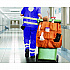 12-Pocket Trash Can Caddy Bag, 12 Compartments, 29 x 19.5, Orange (ALP47771)