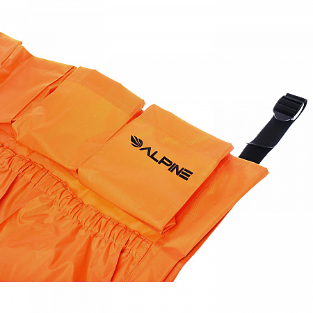 12-Pocket Trash Can Caddy Bag, 12 Compartments, 29 x 19.5, Orange (ALP47771)