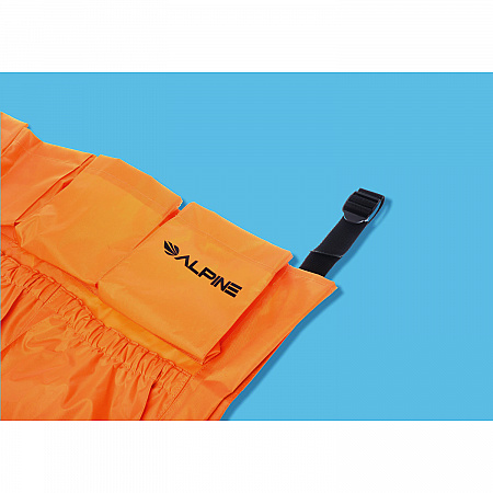 12-Pocket Trash Can Caddy Bag, 12 Compartments, 29 x 19.5, Orange (ALP47771)