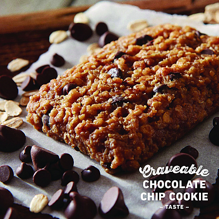 Energy Bar, Variety Pack, Chocolate Chip/Crunchy Peanut Butter, 2.4 oz, 20/Box (22000438)