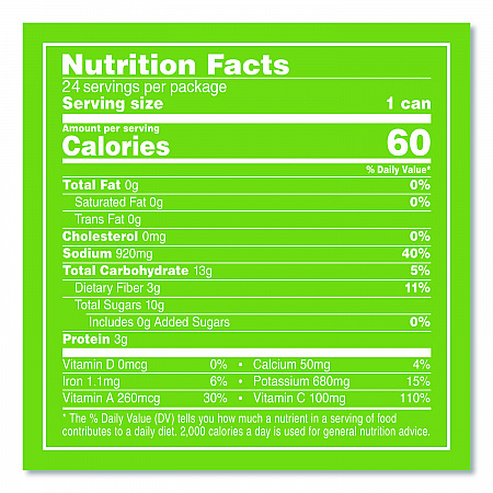 Vegetable Juice, 11.5 oz Can, 24/Carton (90000092)