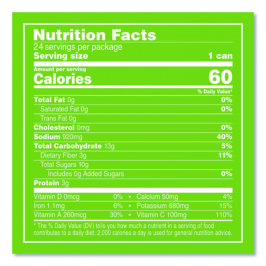 Vegetable Juice, 11.5 oz Can, 24/Carton (90000092)