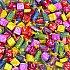 Chewy and Hard Candy Party Asst, Jolly Rancher/Starburst, 8.5 lbs Total, 2 Bag Bundle (600B0003)