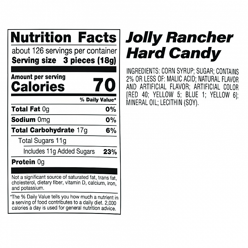 Chewy and Hard Candy Party Asst, Jolly Rancher/Starburst, 8.5 lbs Total, 2 Bag Bundle (600B0003)