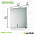 Vertical C-Fold/Multi-Fold Paper Towel Dispenser, 14.5 x 4 x 11.2, Brushed Stainless Steel (ALP480)