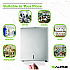 Vertical C-Fold/Multi-Fold Paper Towel Dispenser, 14.5 x 4 x 11.2, Brushed Stainless Steel (ALP480)