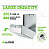 Horizontal C-Fold/Multi-Fold Paper Towel Dispenser, 10.2 x 4 x 11.2, Brushed Nickel (ALP481)