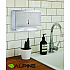Horizontal C-Fold/Multi-Fold Paper Towel Dispenser, 7.08 x 3.93 x 10.82, Brushed Nickel (ALP481S)