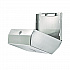 Horizontal C-Fold/Multi-Fold Paper Towel Dispenser, 7.08 x 3.93 x 10.82, Brushed Nickel (ALP481S)