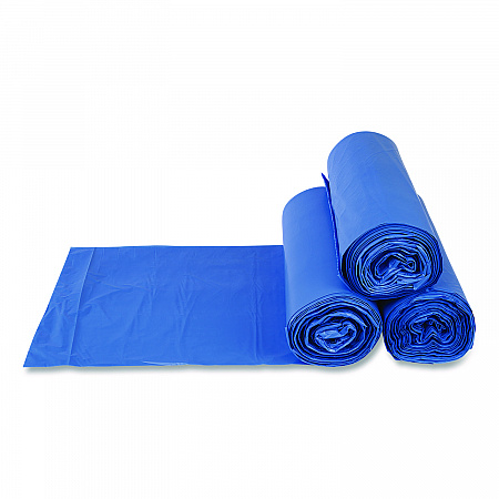 High-Density Commercial Can Liners, 60 gal, 18 mic, 40
