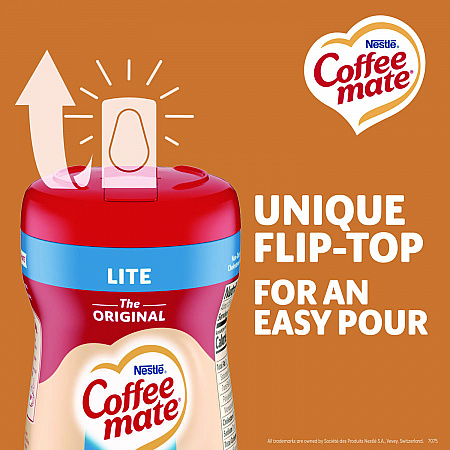 Powdered Creamer, Original Lite, 11 oz Canister, 12/Carton (74185CT)