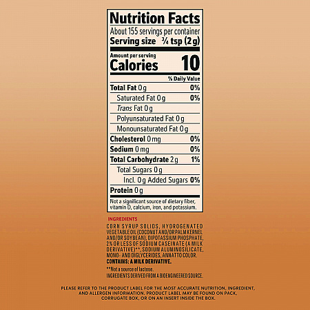 Powdered Creamer, Original Lite, 11 oz Canister, 12/Carton (74185CT)