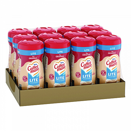 Powdered Creamer, Original Lite, 11 oz Canister, 12/Carton (74185CT)