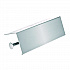 Double Post Toilet Paper Holder with Shelf Storage Rack, 3.87 x 10.5 x 3.95, Brushed Stainless Steel (ALP487B)