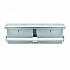 Double Post Toilet Paper Holder with Shelf Storage Rack, 3.87 x 10.5 x 3.95, Brushed Stainless Steel (ALP487B)