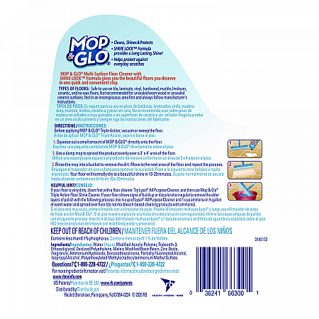 Ready to Use Multi-Surface Floor Cleaner, Fresh Citrus Scent, 64 oz Bottle, 6/Carton (74297CT)