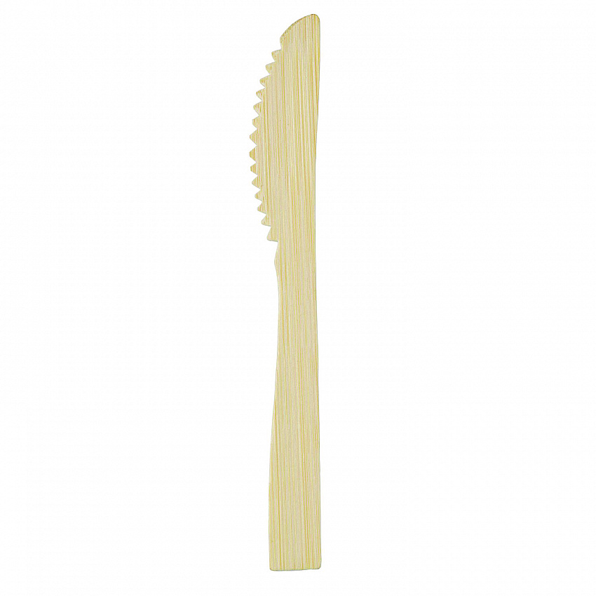 Bamboo Cutlery, Mediumweight Knife, Paper, Light Golden, 100/Pack, 10 Packs/Carton (ANKBAM)
