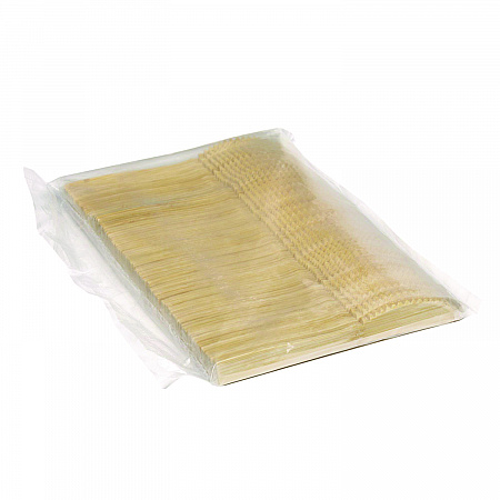 Bamboo Cutlery, Mediumweight Knife, Paper, Light Golden, 100/Pack, 10 Packs/Carton (ANKBAM)