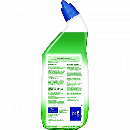 Cling and Fresh Toilet Bowl Cleaner, Forest Rain Scent, 24 oz Angle-Neck Bottle, 2/Pack (98015PK)