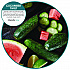 Anti-Splash Urinal Screen, Cucumber Twist Scent, Green, 0.11 oz, 10/Box (1005)