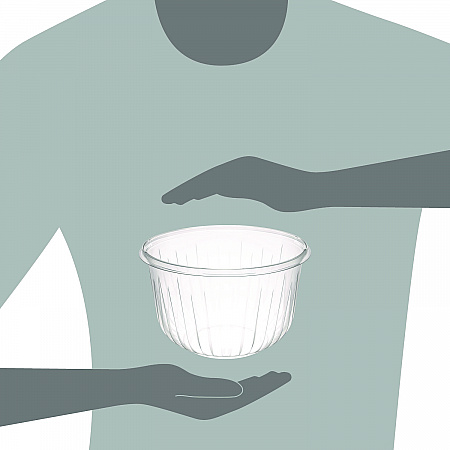 PresentaBowls Clear Bowls, 64 oz, Plastic, 252/Carton (PET64B)