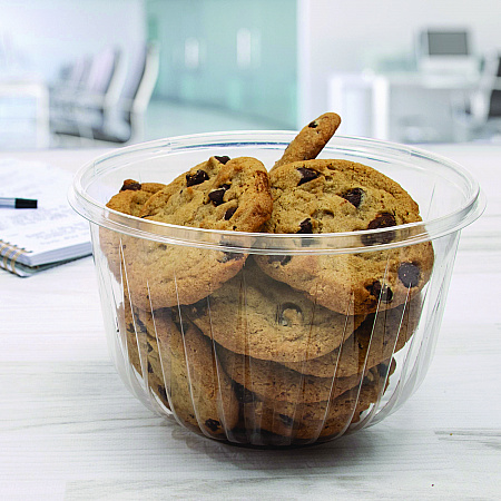 PresentaBowls Clear Bowls, 64 oz, Plastic, 252/Carton (PET64B)