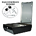 Vertical C-Fold/Multi-Fold Paper Towel Dispenser, 14.5 x 4 x 11.2, Antique Nickel (ALP480AN)