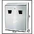 Wall-Mounted Safe Cigarette Disposal Station Outdoor Ashtray, Stainless Steel (ALP49001SS)