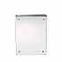 Stainless Steel Surface-Mounted Waste Receptacle, 6.4 gal, Brushed Stainless Steel (ALP491)
