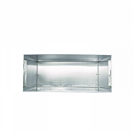 Stainless Steel Surface-Mounted Waste Receptacle, 6.4 gal, Brushed Stainless Steel (ALP491)