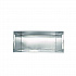 Stainless Steel Surface-Mounted Waste Receptacle, 6.4 gal, Brushed Stainless Steel (ALP491)