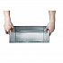 Stainless Steel Surface-Mounted Waste Receptacle, 6.4 gal, Brushed Stainless Steel (ALP491)
