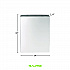 Stainless Steel Surface-Mounted Waste Receptacle, 6.4 gal, Brushed Stainless Steel (ALP491)