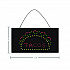 LED Rectangular TACO Sign, 19 x 10, Black Frame, Green/Red/Yellow Graphics (ALP49711)