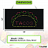 LED Rectangular TACO Sign, 19 x 10, Black Frame, Green/Red/Yellow Graphics (ALP49711)