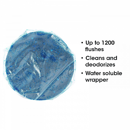Drop-In Tank Non-Para Cleaner Block, Unscented, Blue, 24/Box (24DIF)