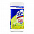 Disinfecting Wipes, 1 Ply, 7 x 7.25, Lemon and Lime Blossom, White, 80 Wipes/Canister, 6 Canisters/Carton (77182CT)