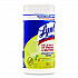 Disinfecting Wipes, 1-Ply, 7 x 7.25, Lemon and Lime Blossom, White, 80 Wipes/Canister (77182EA)