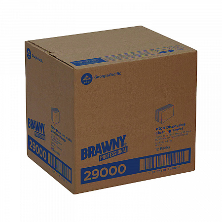 All Purpose Wipers, 3-Ply, 13 x 13, White, 80 Wipers/Pack, 12 Packs/Carton (290)
