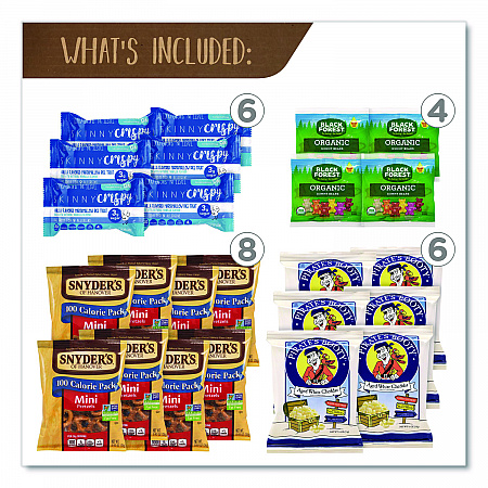 Healthy Snack Box, 37 Assorted Snacks/Box (700S0005)