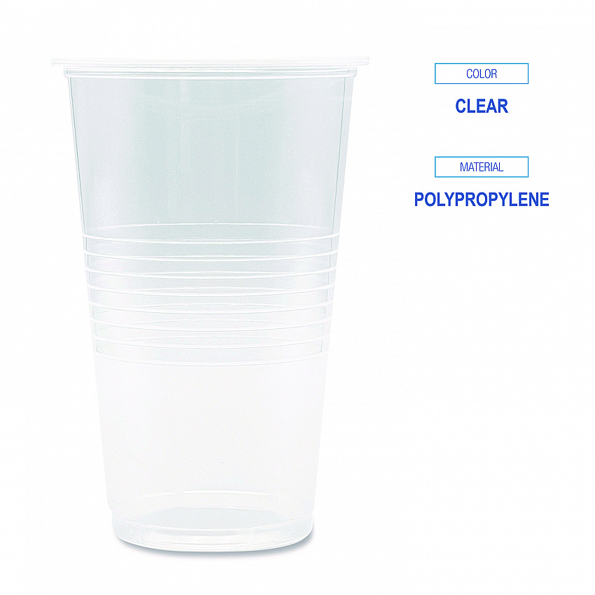 Translucent Plastic Cold Cups, 20 oz, Clear, 1,000/Carton (TRANSCUP20CT)