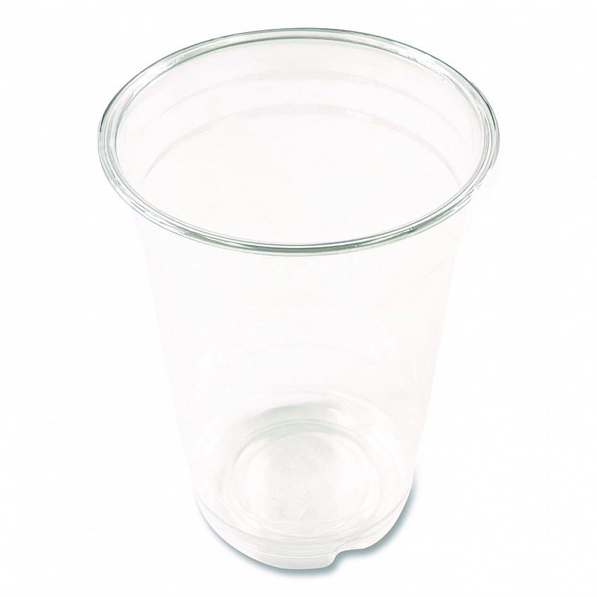 Clear Plastic PET Cups, 14 oz, 50/Bag, 20 Bags/Carton (PET14)