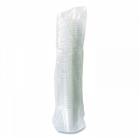 Clear Plastic PET Cups, 14 oz, 50/Bag, 20 Bags/Carton (PET14)