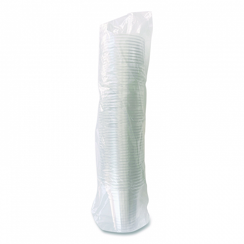 Clear Plastic PET Cups, 14 oz, 50/Bag, 20 Bags/Carton (PET14)