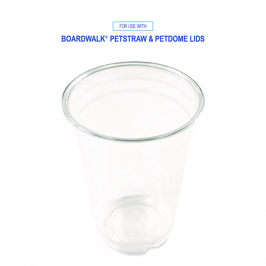 Clear Plastic PET Cups, 14 oz, 50/Pack (PET14PK)