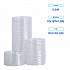PET Cold Cup Straw-Slot Lids, Fits 9 oz to 10 oz Cold Cups, Plastic, Clear, 100/Pack (PET910STRAPK)