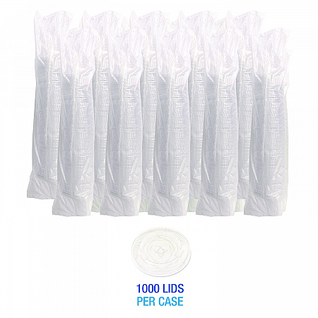 PET Cold Cup Straw-Slot Lids, Fits 9 oz to 10 oz Cold Cups, Plastic, Clear, 1,000/Carton (PET910STRAW)