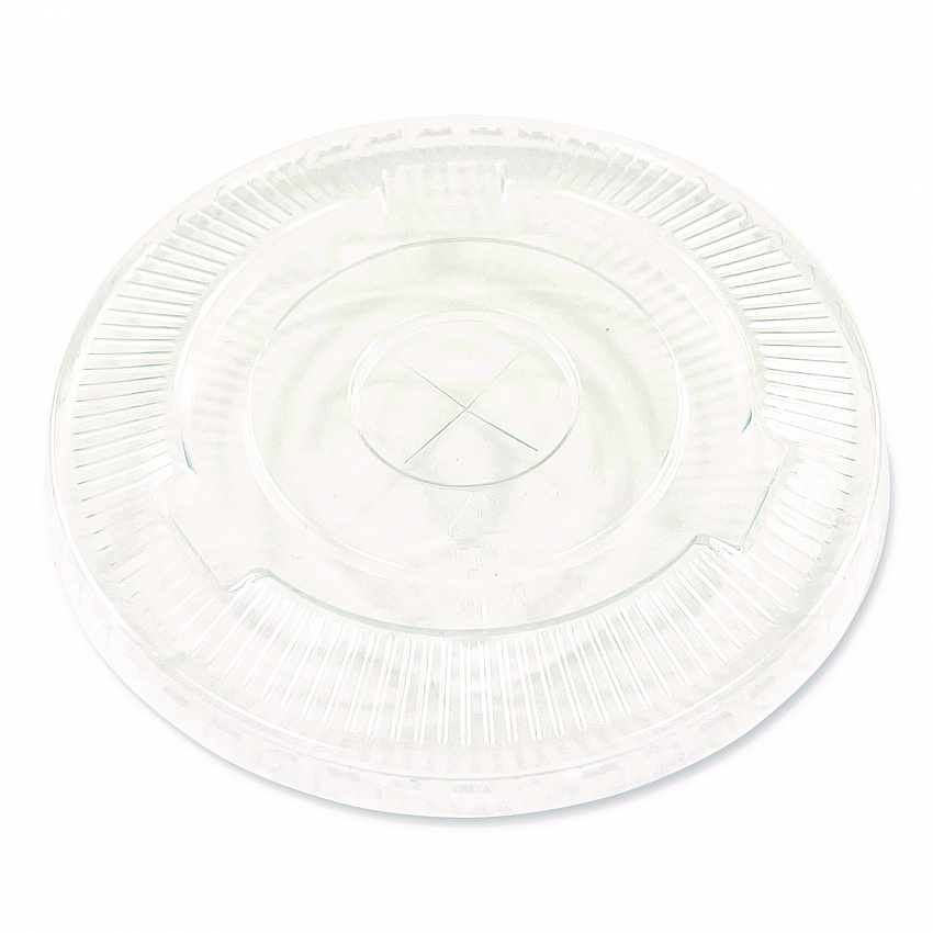 PET Cold Cup Straw-Slot Lids, Fits 9 oz to 10 oz Cold Cups, Plastic, Clear, 1,000/Carton (PET910STRAW)