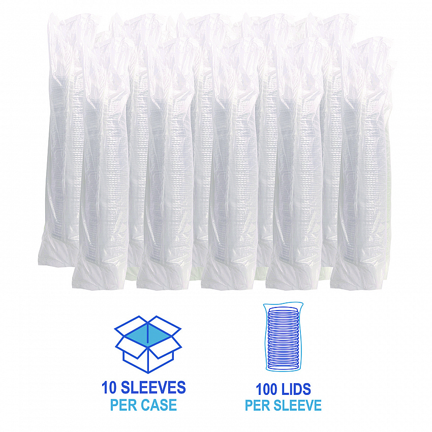 PET Cold Cup Straw-Slot Lids, Fits 9 oz Squat/12 oz Cold Cups, Plastic, Clear, 1,000/Carton (PET912STRAW)